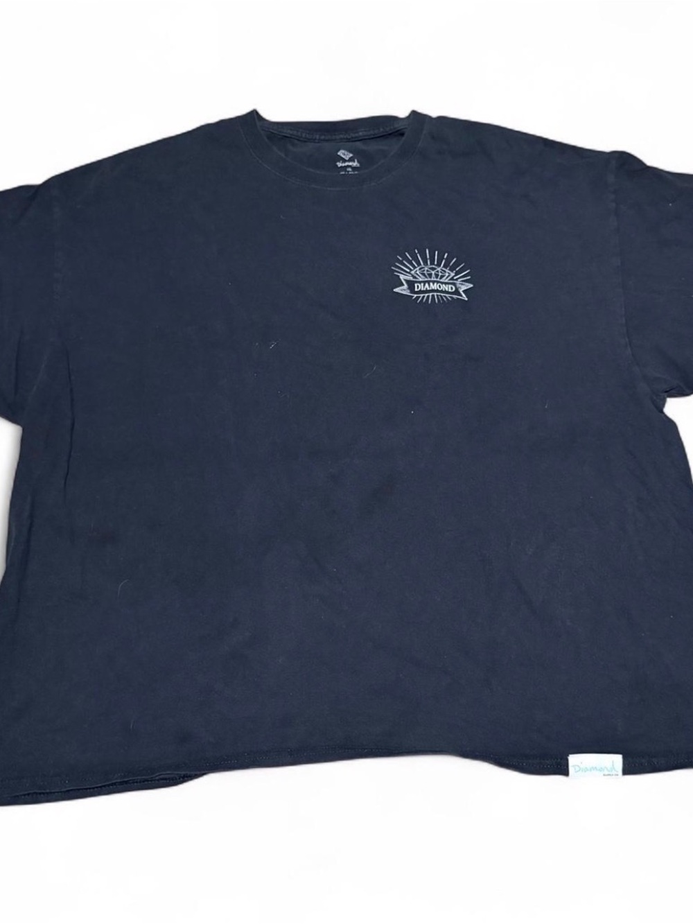 Diamond Supply Co. Navy Short-Sleeve Logo Tee